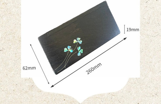 Handcrafted Ebony Incense Box – Luxury Gift Set, Travel & Home Aromatherapy